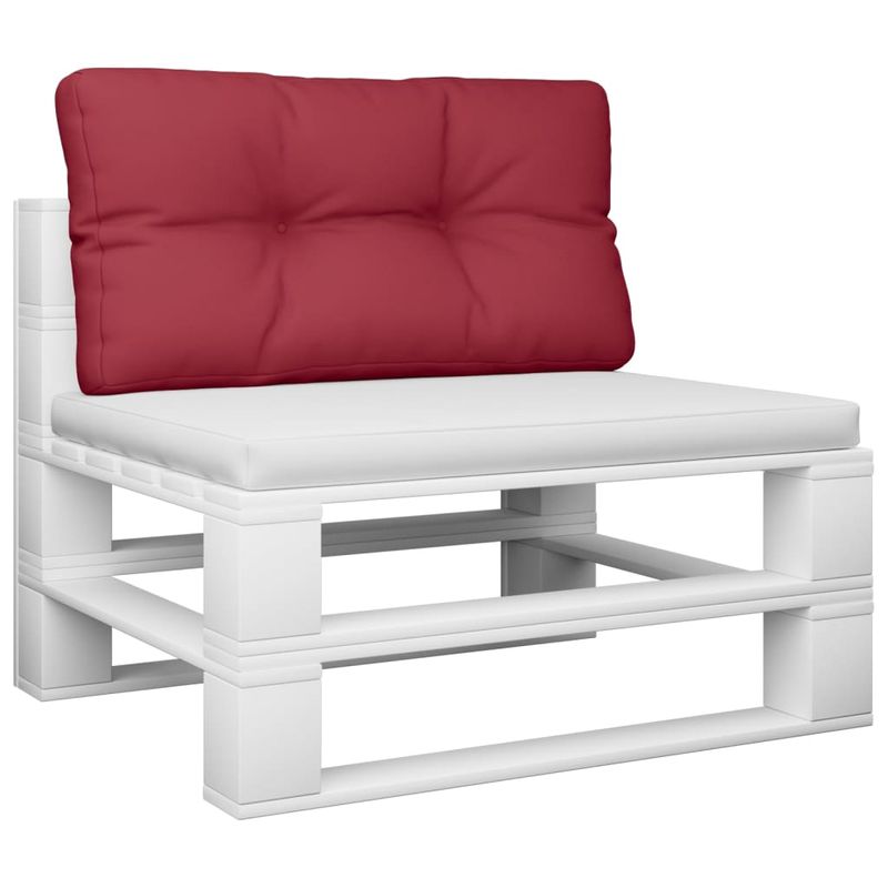 Casa si Gradina - Gradina si terasa - Mobilier exterior - Perne decorative exterior - Perna de paleti, rosu vin, 70x40x12 cm, material textil - Infinity.ro