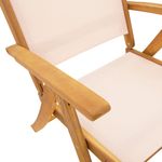 Casa si Gradina - Gradina si terasa - Mobilier exterior - Seturi mobila gradina - Set mobilier de gradina, 5 piese, lemn masiv acacia/textilena - Infinity.ro