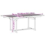 Casa si Gradina - Gradina si terasa - Mobilier exterior - Seturi mobila gradina - Set mobilier de gradina, 5 piese, lemn masiv acacia/textilena - Infinity.ro