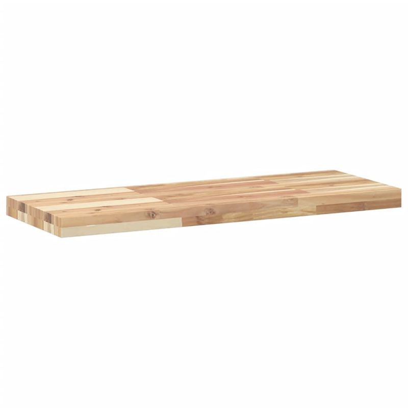 Casa si Gradina - Mobilier - Biblioteci si rafturi - Rafturi - Rafturi suspendate 4 buc. 80x30x4 cm lemn masiv acacia netratat, natural - Infinity.ro