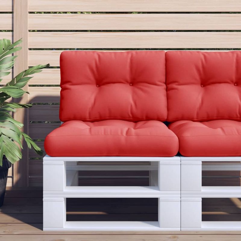 Casa si Gradina - Gradina si terasa - Mobilier exterior - Perne decorative exterior - Perna pentru paleti, rosu, 50x40x12 cm, material textil - Infinity.ro