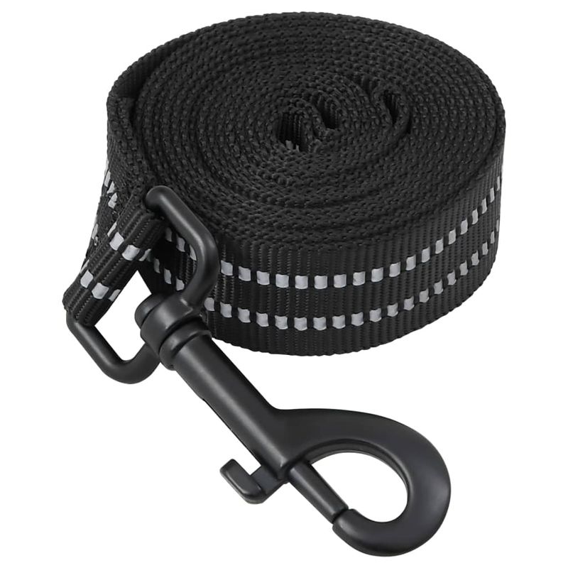 Petshop - Accesorii petshop - Zgarzi, lese si hamuri - Hamuri - Ham pentru caini cu plumb si guler, reglabil, negru, S - Infinity.ro