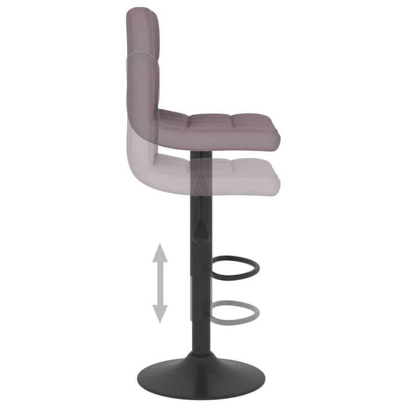 Casa si Gradina - Mobilier - Scaune si fotolii - Scaune - Scaune de bar, 2 buc., gri taupe, material textil - Infinity.ro