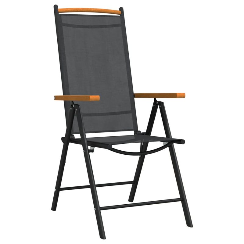 Casa si Gradina - Gradina si terasa - Mobilier exterior - Seturi mobila gradina - Set mobilier pentru gradina, 7 piese, negru, aluminiu - Infinity.ro