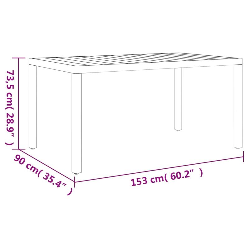 Casa si Gradina - Gradina si terasa - Mobilier exterior - Seturi mobila gradina - Set mobilier pentru gradina, 7 piese, negru, aluminiu - Infinity.ro