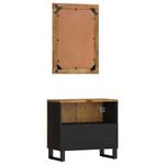 Casa si Gradina - Mobilier - Seturi de mobilier - Seturi baie - Set mobilier de baie, 2 piese, lemn masiv de mango - Infinity.ro