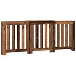 Casa si Gradina - Termice - Calorifere si accesorii - Accesorii calorifere - Masca pentru calorifer lemn vechi 205x21,5x83,5 cm lemn, design lamele verticale - Infinity.ro