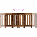 Casa si Gradina - Termice - Calorifere si accesorii - Accesorii calorifere - Masca pentru calorifer lemn vechi 205x21,5x83,5 cm lemn, design lamele verticale - Infinity.ro