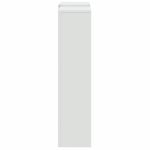 Casa si Gradina - Termice - Calorifere si accesorii - Accesorii calorifere - Masca pentru calorifer, alb, 205x21,5x83,5 cm, lemn prelucrat, design lamele verticale - Infinity.ro
