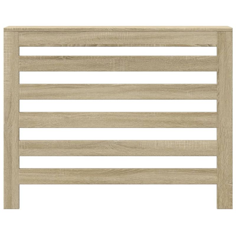 Casa si Gradina - Termice - Calorifere si accesorii - Accesorii calorifere - Masca pentru calorifer stejar sonoma 104x20x82cm lemn prelucrat, design șipci orizontale - Infinity.ro