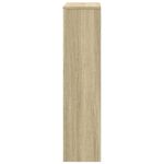 Casa si Gradina - Termice - Calorifere si accesorii - Accesorii calorifere - Masca pentru calorifer stejar sonoma 104x20x82cm lemn prelucrat, design șipci orizontale - Infinity.ro