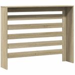 Casa si Gradina - Termice - Calorifere si accesorii - Accesorii calorifere - Masca pentru calorifer stejar sonoma 104x20x82cm lemn prelucrat, design șipci orizontale - Infinity.ro