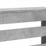 Casa si Gradina - Termice - Calorifere si accesorii - Accesorii calorifere - Masca pentru calorifer, gri beton, 78x20x82 cm, lemn prelucrat, design șipci orizontale - Infinity.ro