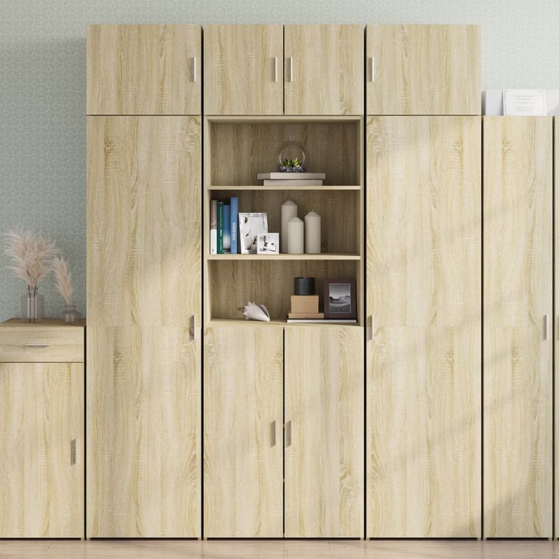 Casa si Gradina - Mobilier - Comode si corpuri - Corpuri bucatarie - Dulap inalt, stejar sonoma, 70x42,5x185 cm, lemn prelucrat - Infinity.ro