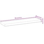Casa si Gradina - Mobilier - Feronerie si accesorii mobila - Blat masa 80x20x4 cm lemn solid dreptunghiular de acacia, finisat în ulei - Infinity.ro