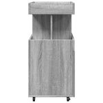 Casa si Gradina - Mobilier - Comode si corpuri - Comode - Carucior de bar, gri sonoma, 50x41x89 cm, lemn prelucrat - Infinity.ro