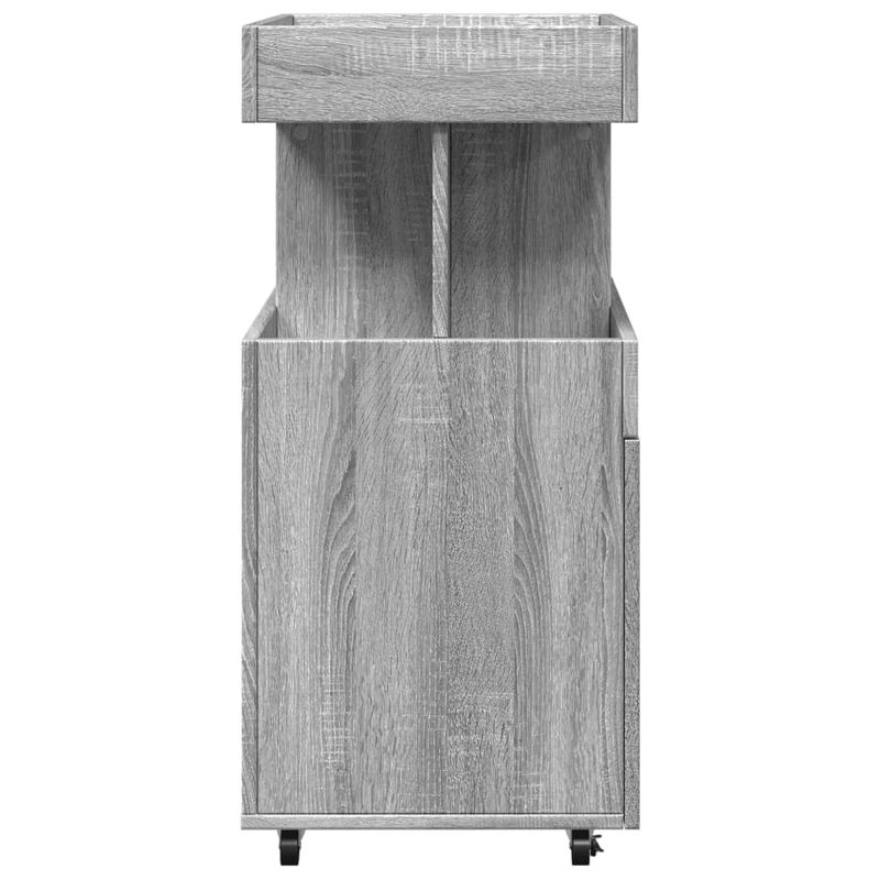 Casa si Gradina - Mobilier - Comode si corpuri - Comode - Carucior de bar, gri sonoma, 50x41x89 cm, lemn prelucrat - Infinity.ro