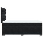 Casa si Gradina - Mobilier - Paturi si accesorii - Paturi - Pat box spring cu saltea, negru, 90x190 cm, catifea - Infinity.ro