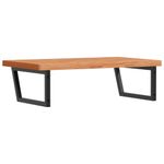 Casa si Gradina - Mobilier - Biblioteci si rafturi - Rafturi - Raft pentru lavoar montat pe perete, otel si lemn masiv fag - Infinity.ro
