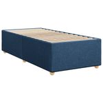 Casa si Gradina - Mobilier - Paturi si accesorii - Paturi - Pat box spring cu saltea, albastru, 80x200 cm, textil - Infinity.ro