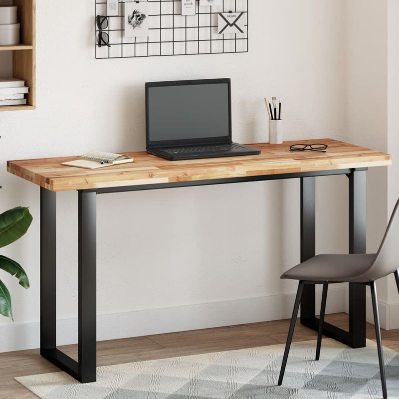 Casa si Gradina - Mobilier - Feronerie si accesorii mobila - Blat de masa, 120x50x4 cm, dreptunghiular, lemn masiv de acacia, finisat în ulei - Infinity.ro