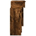 Casa si Gradina - Mobilier - Comode si corpuri - Masute de toaleta - Masa de toaleta cu LED, stejar afumat, 115x37x110,5 cm - Infinity.ro