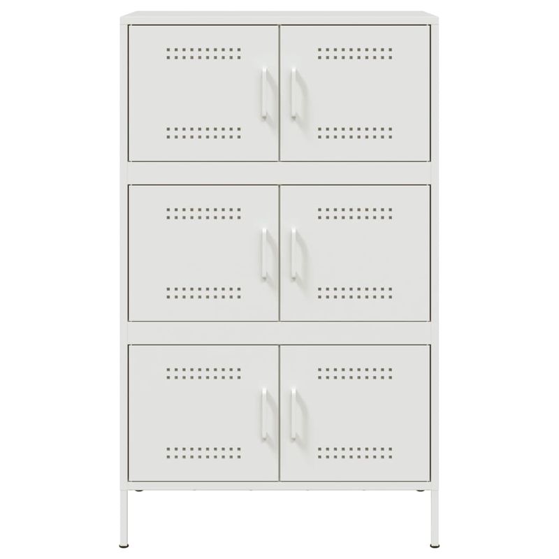 Casa si Gradina - Mobilier - Comode si corpuri - Corpuri bucatarie - Dulap inalt, alb, 68x39x113 cm, otel - Infinity.ro