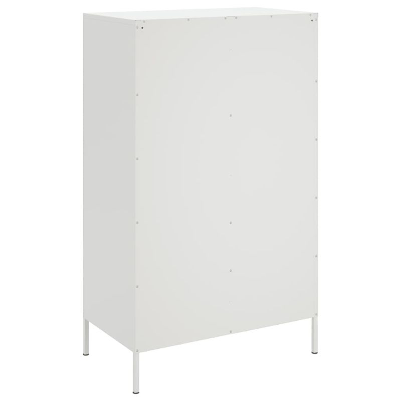 Casa si Gradina - Mobilier - Comode si corpuri - Corpuri bucatarie - Dulap inalt, alb, 68x39x113 cm, otel - Infinity.ro