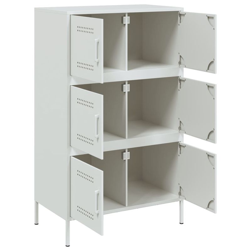 Casa si Gradina - Mobilier - Comode si corpuri - Corpuri bucatarie - Dulap inalt, alb, 68x39x113 cm, otel - Infinity.ro