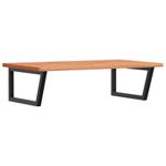 Casa si Gradina - Mobilier - Comode si corpuri - Masute de toaleta - Raft pentru lavoar montat pe perete, otel si lemn masiv fag - Infinity.ro