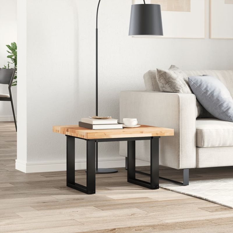 Casa si Gradina - Mobilier - Feronerie si accesorii mobila - Blat de masa patrat, 60x60x4 cm, lemn masiv de acacia, finisat în ulei - Infinity.ro