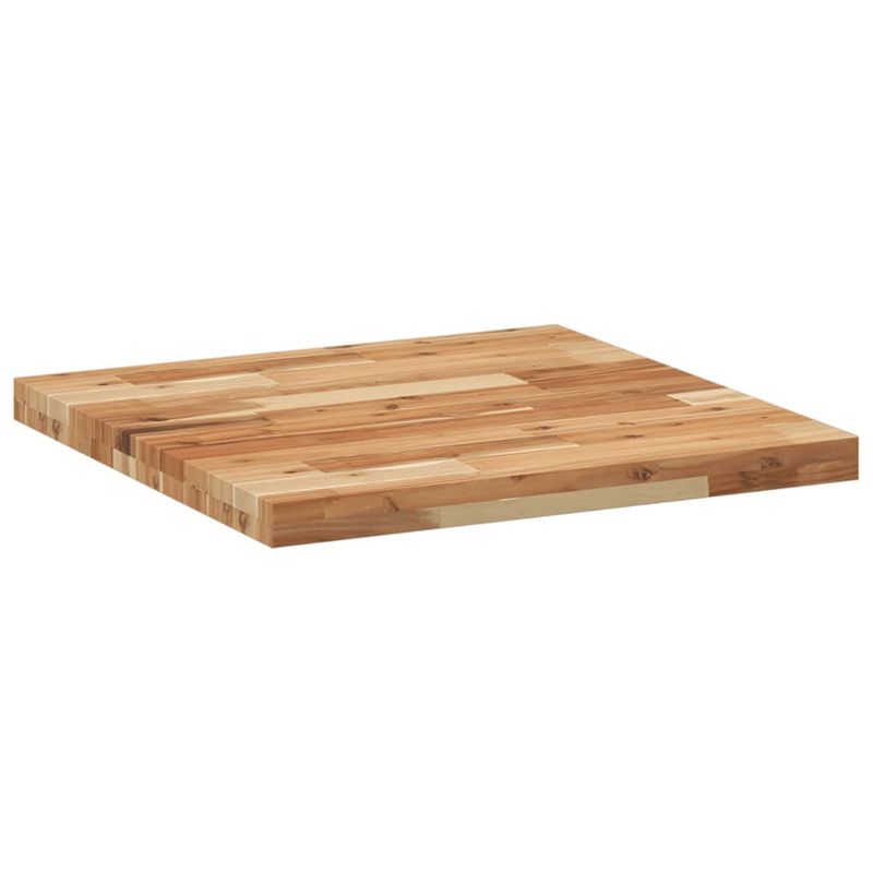 Casa si Gradina - Mobilier - Feronerie si accesorii mobila - Blat de masa patrat, 60x60x4 cm, lemn masiv de acacia, finisat în ulei - Infinity.ro