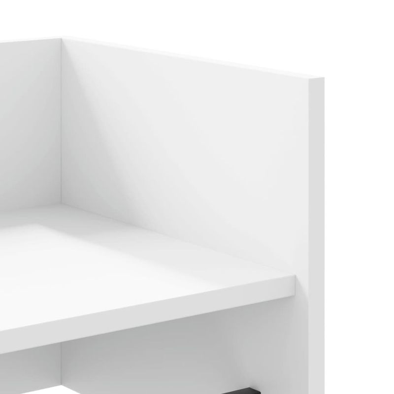 Casa si Gradina - Mobilier - Biblioteci si rafturi - Rafturi - Raft de perete, alb, 70,5x35x30,5 cm, lemn prelucrat - Infinity.ro