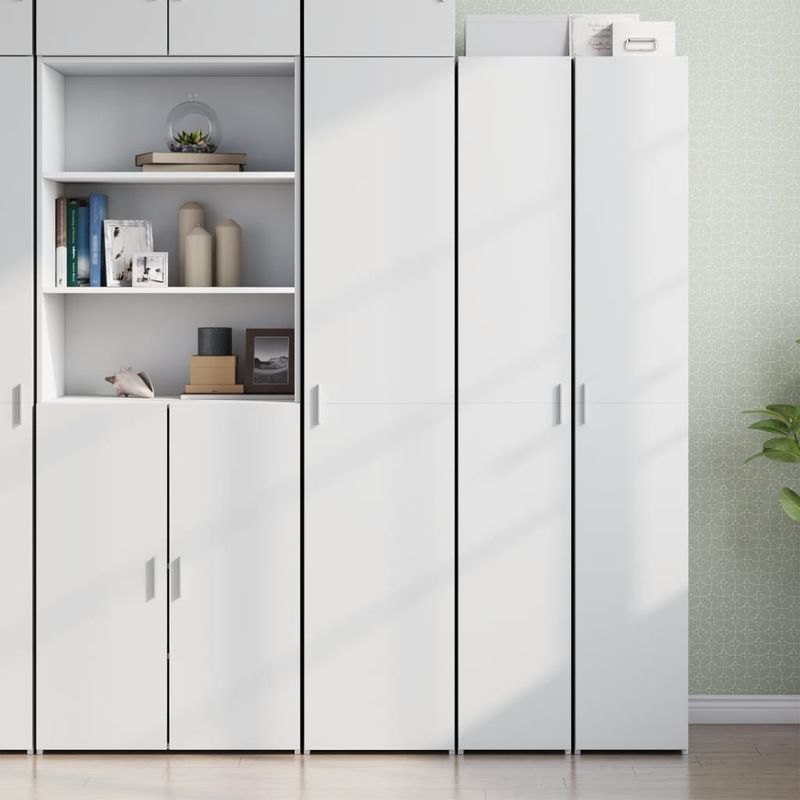 Casa si Gradina - Mobilier - Comode si corpuri - Corpuri bucatarie - Dulap inalt, alb, 40x42,5x185 cm, lemn prelucrat - Infinity.ro