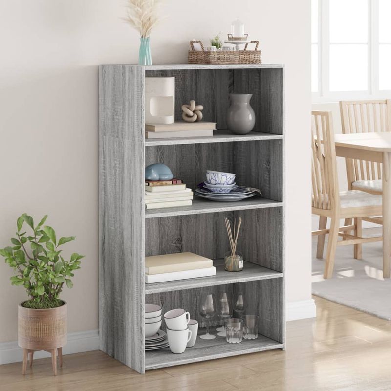 Casa si Gradina - Mobilier - Comode si corpuri - Corpuri bucatarie - Dulap inalt, gri sonoma, 70x41x124 cm, lemn prelucrat - Infinity.ro