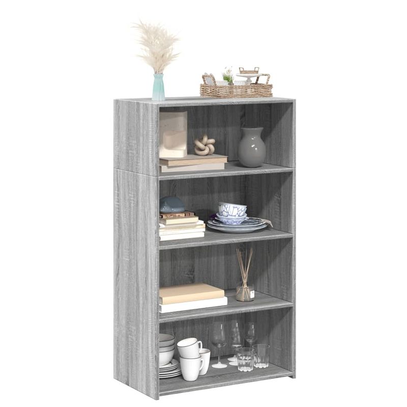 Casa si Gradina - Mobilier - Comode si corpuri - Corpuri bucatarie - Dulap inalt, gri sonoma, 70x41x124 cm, lemn prelucrat - Infinity.ro