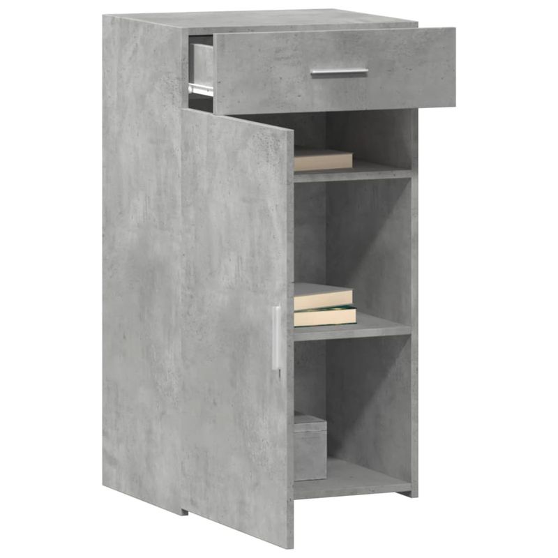Casa si Gradina - Mobilier - Comode si corpuri - Comode - Dulap, gri beton, 50x42,5x93 cm, lemn prelucrat - Infinity.ro