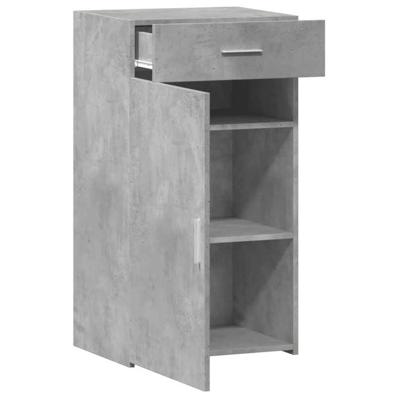 Casa si Gradina - Mobilier - Comode si corpuri - Comode - Dulap, gri beton, 50x42,5x93 cm, lemn prelucrat - Infinity.ro