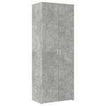 Casa si Gradina - Mobilier - Comode si corpuri - Corpuri bucatarie - Dulap inalt, gri beton, 70x42,5x185 cm, lemn prelucrat - Infinity.ro