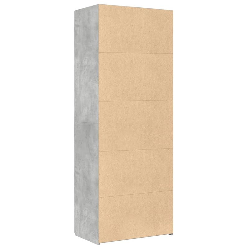 Casa si Gradina - Mobilier - Comode si corpuri - Corpuri bucatarie - Dulap inalt, gri beton, 70x42,5x185 cm, lemn prelucrat - Infinity.ro