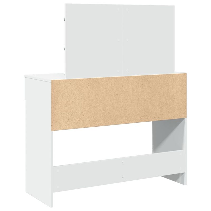 Casa si Gradina - Mobilier - Comode si corpuri - Masute de toaleta - Masa de toaleta cu LED, alb, 100x40x120 cm - Infinity.ro