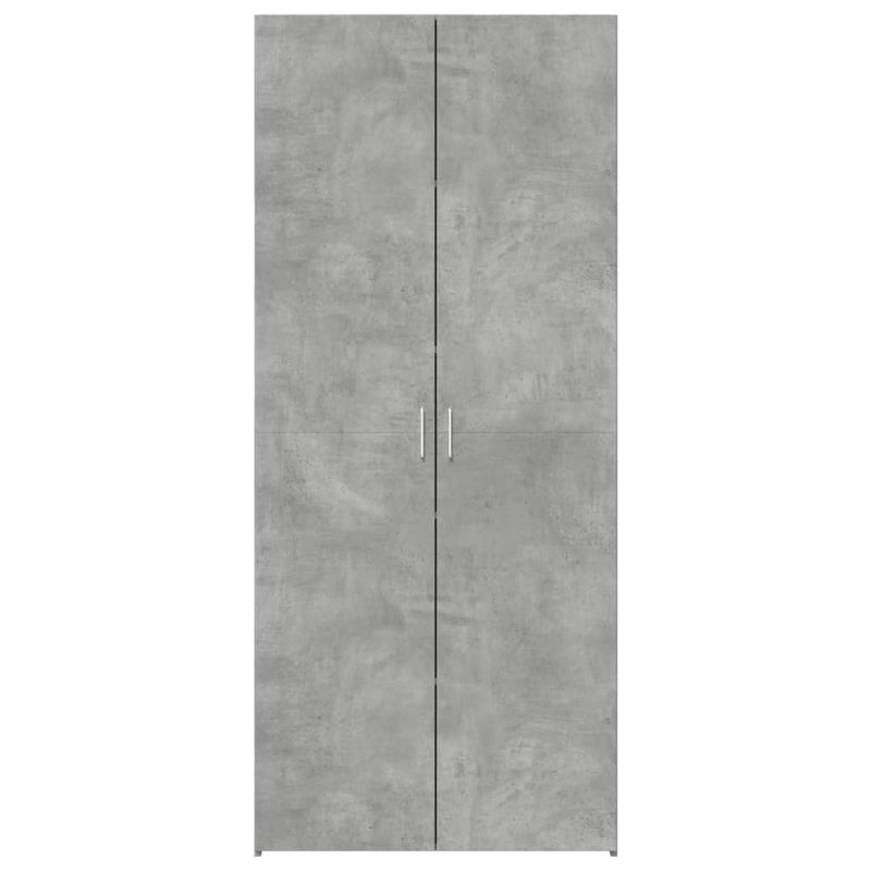 Casa si Gradina - Mobilier - Comode si corpuri - Corpuri bucatarie - Dulap inalt, gri beton, 80x42,5x185 cm, lemn prelucrat - Infinity.ro