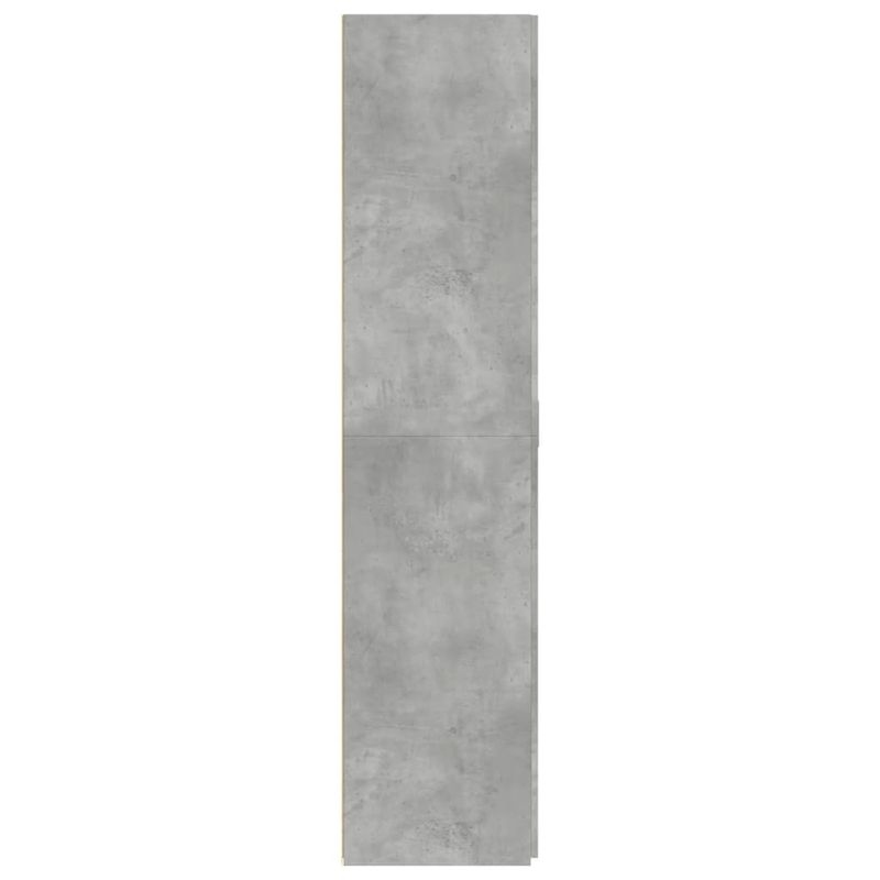 Casa si Gradina - Mobilier - Comode si corpuri - Corpuri bucatarie - Dulap inalt, gri beton, 80x42,5x185 cm, lemn prelucrat - Infinity.ro