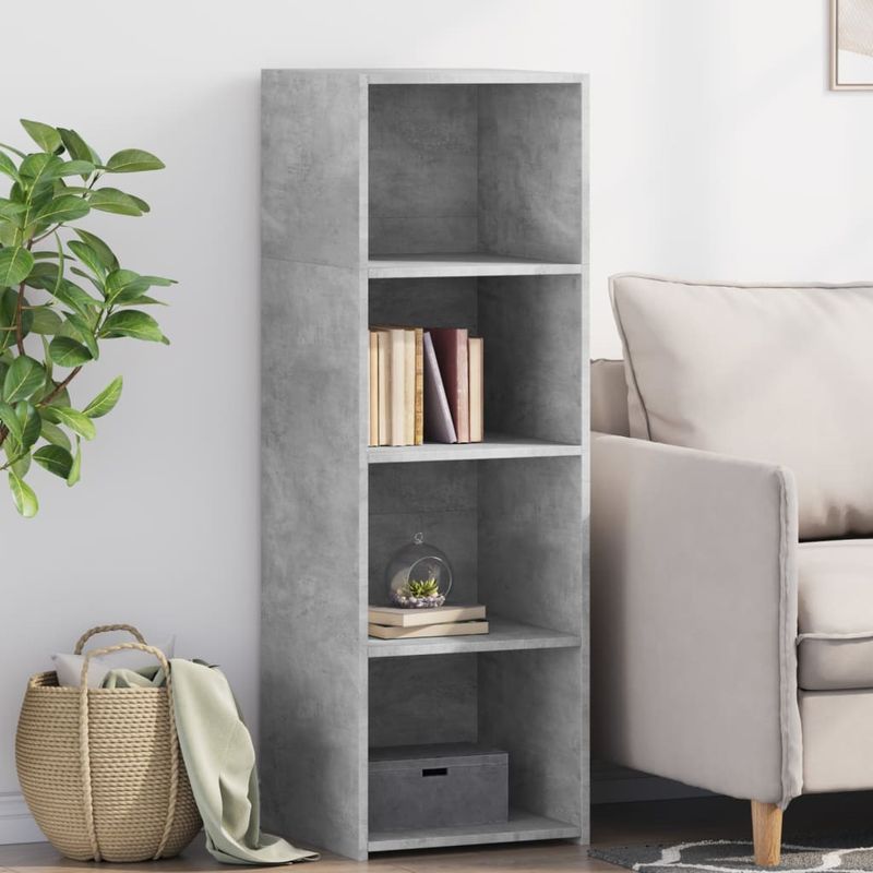 Casa si Gradina - Mobilier - Comode si corpuri - Corpuri bucatarie - Dulap inalt, gri beton, 40x41x124 cm, lemn prelucrat - Infinity.ro