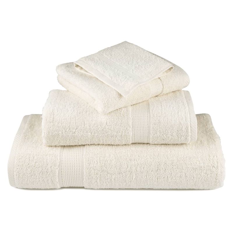 Casa si Gradina - Textile si covoare - Textile baie - Prosoape - Prosoape de maini premium 2buc. 50x100cm 600 gsm 100% bumbac, crem - Infinity.ro