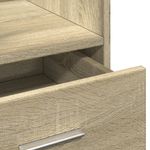 Casa si Gradina - Mobilier - Mese si birouri - Birouri - Pupitru roti si sertar stejar sonoma 55x55x107cm lemn prelucrat - Infinity.ro