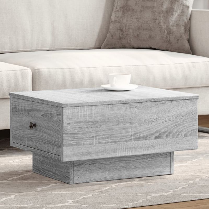 Casa si Gradina - Mobilier - Mese si birouri - Masute de cafea - Masuta de cafea, gri sonoma, 60x45x31 cm, lemn prelucrat - Infinity.ro