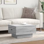 Casa si Gradina - Mobilier - Mese si birouri - Masute de cafea - Masuta de cafea, gri sonoma, 60x45x31 cm, lemn prelucrat - Infinity.ro