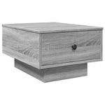 Casa si Gradina - Mobilier - Mese si birouri - Masute de cafea - Masuta de cafea, gri sonoma, 60x45x31 cm, lemn prelucrat - Infinity.ro