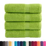 Casa si Gradina - Textile si covoare - Textile baie - Prosoape - Prosoape de dus premium 4 buc. 70x140 cm 600 gsm 100% bumbac, verde măr - Infinity.ro